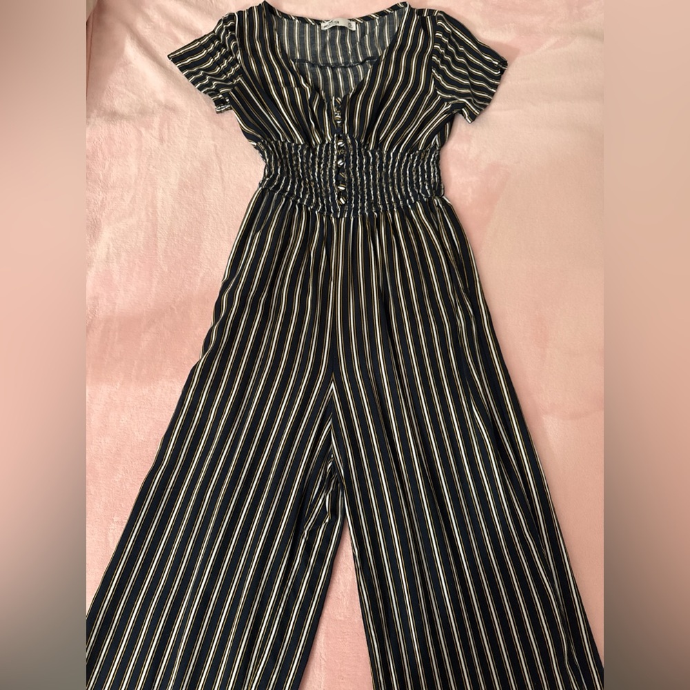 Striped Jumpsuit XS